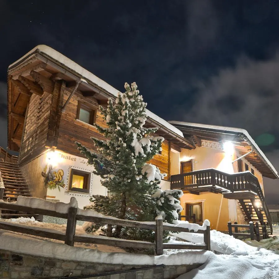 Chalet Leur Gusja Golp Bilocale Livigno Lejlighed