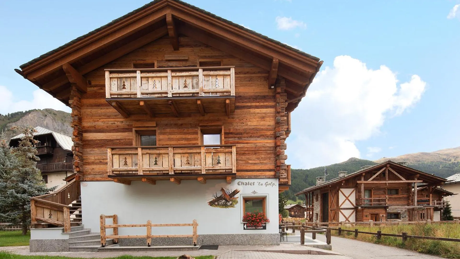 Chalet Leur Gusja Golp Bilocale Livigno Lejlighed